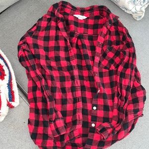 Old navy, buffalo plaid shirt, size large